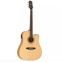 Violão Strinberg Folk Elétrico Aço London LE30C NS Natural
