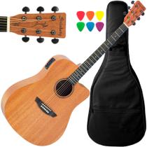 Violão Strinberg Forest Folk FS4D Mahogany + Capa Luxo + Palhetas