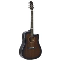 Violão Strinberg SD200C TBS Black Series Folk de Aço C/ Afinador Tobacco SunburstSatin