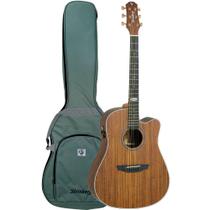 Violão Strinberg Sd300c Folk Ws Walnut Satin Com Capa