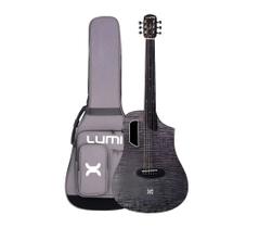Violao tagima aço eletrico mini smart lumi-x 36 bkf black c/ capa - mobile app Violao tagima aço eletrico mini smart lumi-x 36 bkf black c/ capa - mobile app