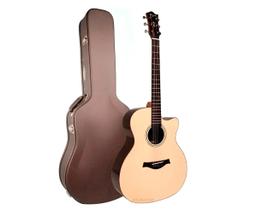 Violao tagima aço medium jumbo cf-1000 nt natural c/ case