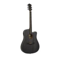 Violao Tagima Dreadnought Slim Cutaway Aço Tbw400 Black Wood