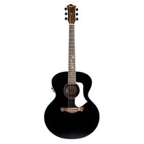 Violao tagima jumbo aco flamed okoume fs-600 black com bag Violao tagima jumbo aco flamed okoume fs-600 black com bag