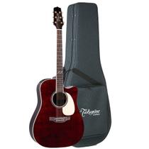Violão Takamine Japonês JJ325S RCL Red Stain Eletroacústico Aço C/ Semi Case Violão Takamine Japonês JJ325S RCL Red Stain Eletroacústico Aço C/ Semi Case