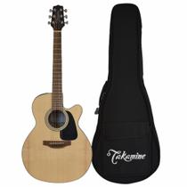 Violão Takamine Mini Jumbo Elétrico Aço Cutway GX18CE NS Bag Violão Takamine Mini Jumbo Elétrico Aço Cutway GX18CE NS Bag