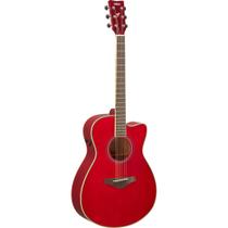 Violão TransAcoustic Yamaha FSC-TA RR Vermelho Aço