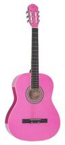 Violão Vogga Nylon Acustico Rosa VCA205N PK