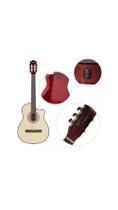 Violao waldman eletroacustico 6 cordas de aco flce-39s nt