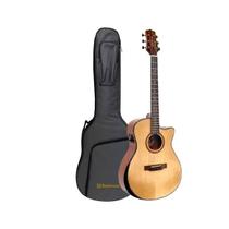 Violao waldman gcex-1841 natural eletro-acustico com capa