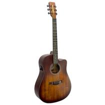 Violão Waldman Planaltina DCEX-1041-AMB/B Tampo Sólido (Com Capa) - Amber