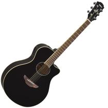 Violão Yamaha APX600 BL Aço Flat Elétrico Preto Apx-600