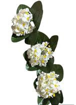 Violeta Flor artificial Brancas Artificiais Importadas Decor c/3 Violeta Flor artificial Brancas Artificiais Importadas Decor c/3