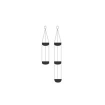 Violeteiro Com Corrente E Com 3 Vasos - Bf6193 Und Com 1 Und - Regaplan