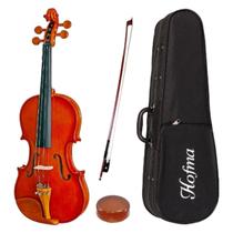 Violino 3/4 Hofma Hve 231 Natural + Estojo + Arco + Breu