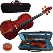 Violino 4/4 Com Breu + Case Extra Luxo Ve441 Eagle Envio 24h