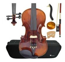 Violino 4/4 Eagle Vk544 Maciço Arco Breu Estojo Lx Espaleira