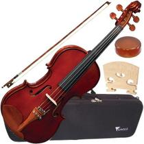 Violino 4/4 Estojo Extra Luxo Ve441 Eagle + Case Luxo