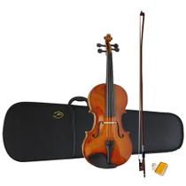 Violino Al 1410 3/4 Alan Com Case Arco Breu Cavalete F097