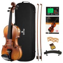 Violino Cecilio 4/4 em tamanho real Hand Oil Rub Highly Flamed