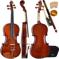 Violino Com Estojo Extra Luxo 4/4 Ve441 Eagle