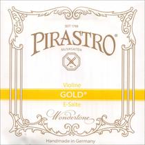 Violino E String Pirastro Gold Label 4/4 com extremidade de laço de aço médio