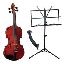Violino Eagle Ve144 4/4 Com Case Breu Arco Espaleira Estante