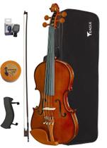 Violino Eagle VE144 4/4 - Rajado + Afinador + Breu + Espaleira