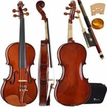 Violino Eagle Ve441 4/4 Case Breu Arco Cavalete Profissional
