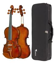 Violino Eagle VE441 4/4 Tradicional Envernizado Com Estojo + Afinador + Breu + Espaleira