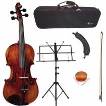 Violino Eagle Vk544 4/4 Envelhecido Com Case, Breu, Arco Kit