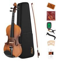 Violino Eastar EVA-3 fosco tamanho 1/2 para iniciantes com estojo e acessório