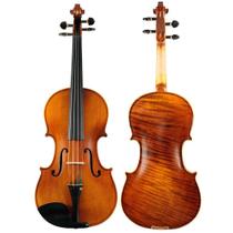 Violino Feito À Mão Modelo Strad 4/4 Fundo Inteiro