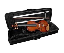 Violino giannini gvs 4/4 natural brilhante c/ case