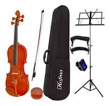 Violino Hofma Hve221 1/2 Case Luxo + Kit Completo Espaleira