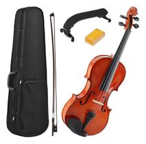 Violino Infantil 1/4 Pequeno Estudo Regulado Luthier Marinos Com Arco Breu Estojo Térmico E Espaleira Violino Infantil 1/4 Pequeno Estudo Regulado Luthier Marinos Com Arco Breu Estojo Térmico E Espaleira