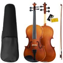 Violino Infantil Orquezz Madeira Laminada 1,8 de 4 a 5 anos Verniz PU Fosco 4 Micro Afinadores com Estojo Arco e Breu Z100B Violino Infantil Orquezz Madeira Laminada 1,8 de 4 a 5 anos Verniz PU Fosco 4 Micro Afinadores com Estojo Arco e Breu Z100B