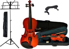 Violino Infantil Vivace 1/2 Mo12 + Espaleira + Partitura