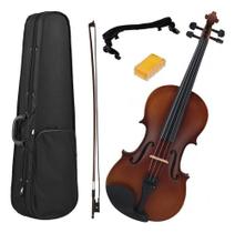 Violino MARINOS Germany 4/4 com Regulado Luthier, Espaleira, Arco, Breu e Estojo Luxo Violino Completo Violino MARINOS Germany 4/4 com Regulado Luthier, Espaleira, Arco, Breu e Estojo Luxo Violino Completo