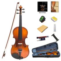Violino MeloCrest MVA-800 tamanho completo 4/4 para adultos iniciantes Violino MeloCrest MVA-800 tamanho completo 4/4 para adultos iniciantes