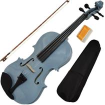 Violino Ronsani Sverve 4/4 Cinza Completo Arco Breu Estojo