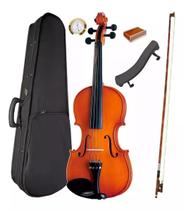 Violino Tradicional Michael Vnm40 4/4 + Arco + Case Térmico