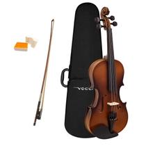 Violino vogga 1/8 spruce von118n arco estojo e breu