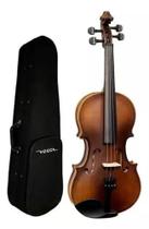 Violino Vogga 4/4 Von144n Natural Com Case E Arco Violino Vogga 4/4 Von144n Natural Com Case E Arco