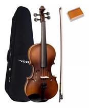 Violino Vogga Von118n Profissional Completo 1/8 Tampo Spruce Cor Outro