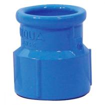 Viqua Azul Luva Liso Rosca 20Mm X 1/2'' 1010301 . / Kit C/ 10
