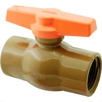 Viqua Registro Esfera Pvc Rosca 1/2 - Kit C/5 Pc