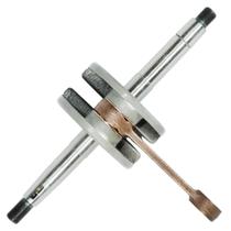 Virabrequim girabrequim completo com biela Mobylete Bikelete Caloi Monark redondo sem rolamentos Virabrequim girabrequim completo com biela Mobylete Bikelete Caloi Monark redondo sem rolamentos