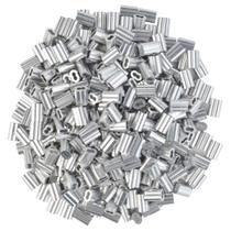 Virola de crimpagem para cabo de aço de 1,6 mm (800 unidades) Virola de crimpagem para cabo de aço de 1,6 mm (800 unidades)