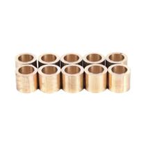 Virola De Latão Para Bilhar, Pool Cue Virola, Ferramenta De Reparo, Snooker, 10Pcs